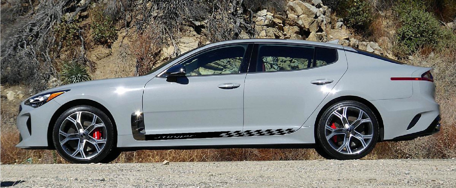 Fits Kia Stinger Rocker Panel Side Stripe Decals Any Colour Stickers Premium