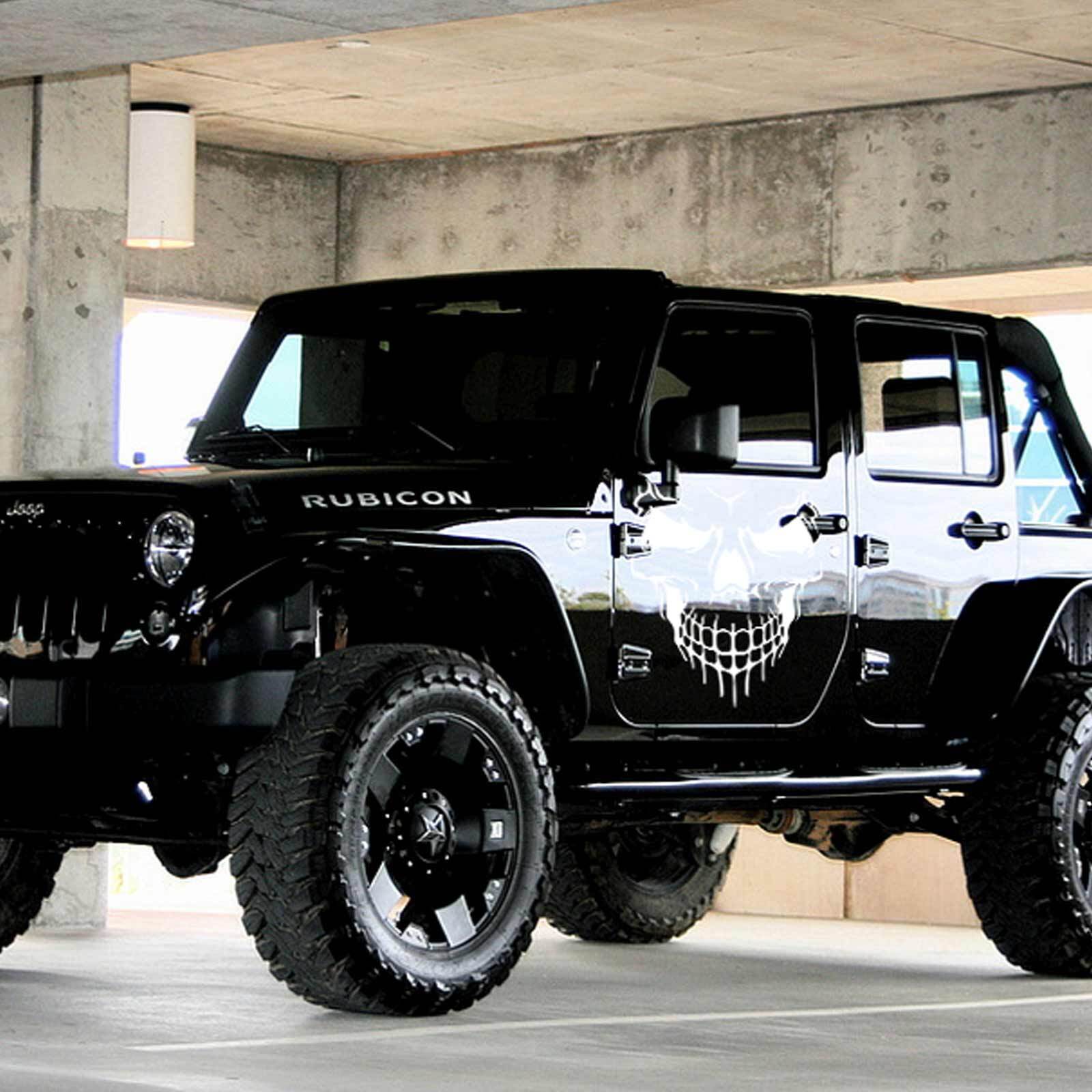 Skull Hood Decal Large 22″ Graphic Sticker for Truck Jeep Car Trailer Boat Vinyl