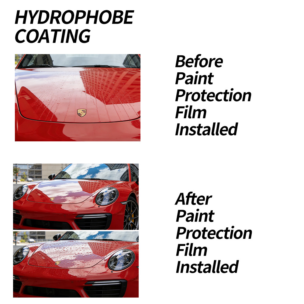PPF Clear Paint Protection Vinyl Film Wrap Gloss TPU Car Scratch