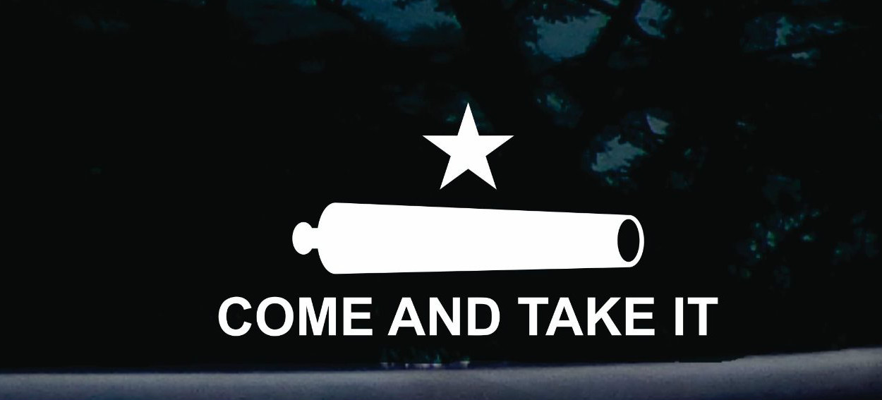 Come and Take it Flag Bumper Sticker Vinyl Car Window Decal CDD-300