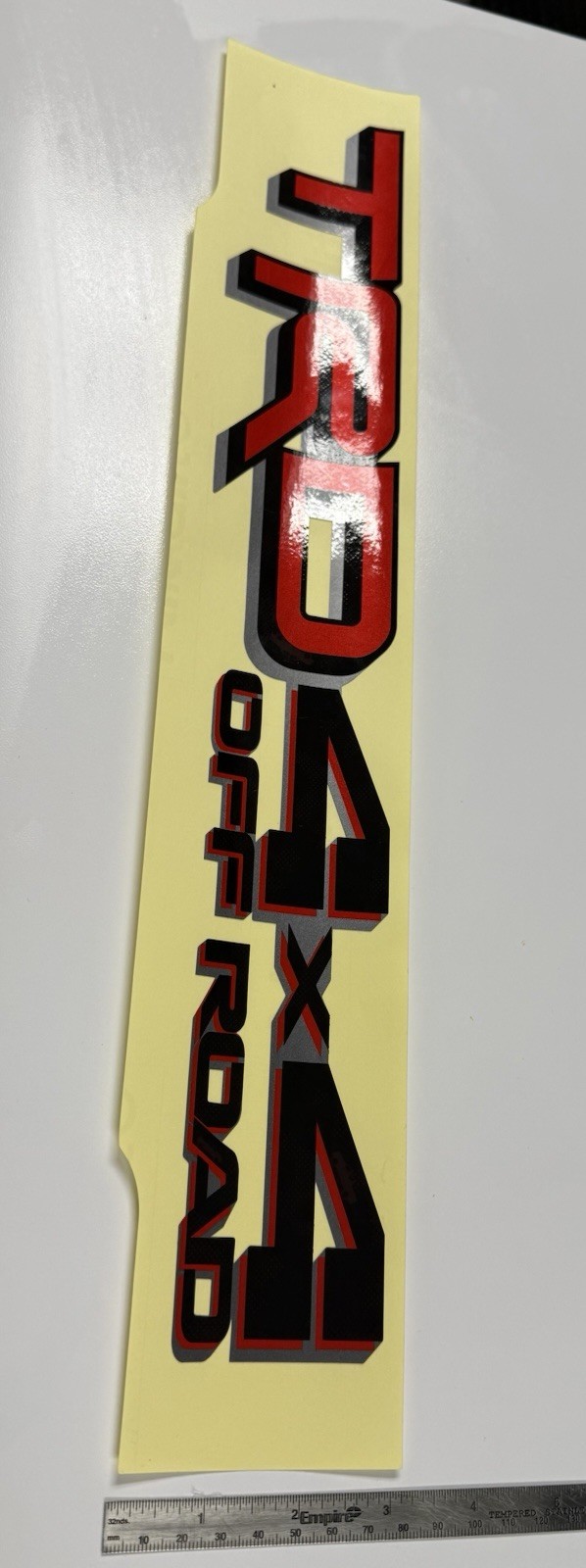 OEM TRD 4×4 Off Road Decal Toyota Tacoma Tundra Bedside Replacement 2024-2026