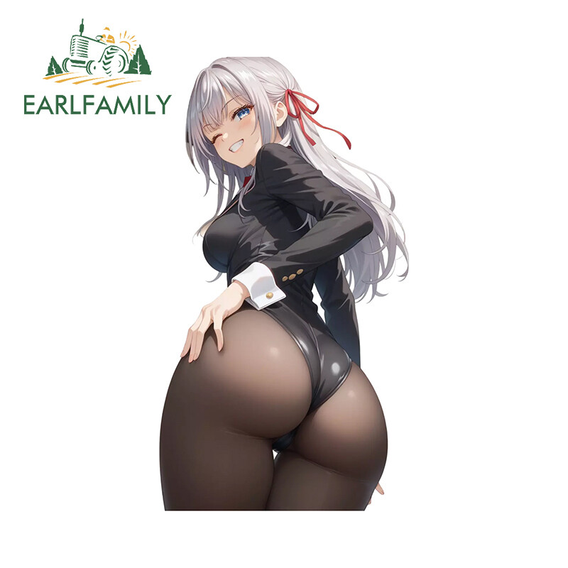 EARLFAMILY 5.1″ Hood Alya Butt Waifu Anime Car Stickers Bumper Trunk Vinyl Decal