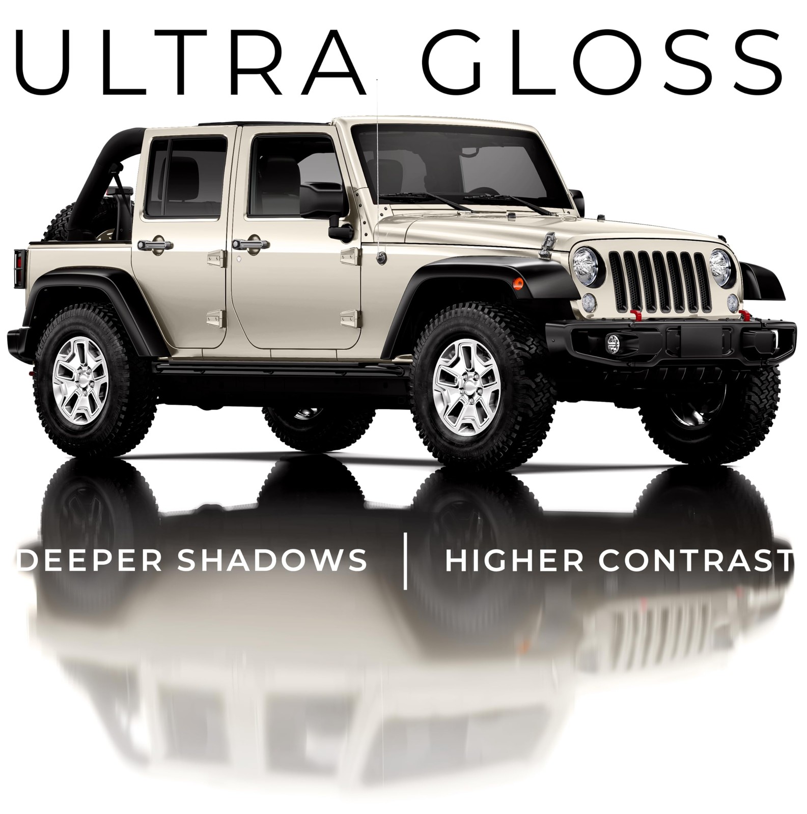 + Ultra Gloss Pearl White Vinyl Car Wrap 1ft x 5ft