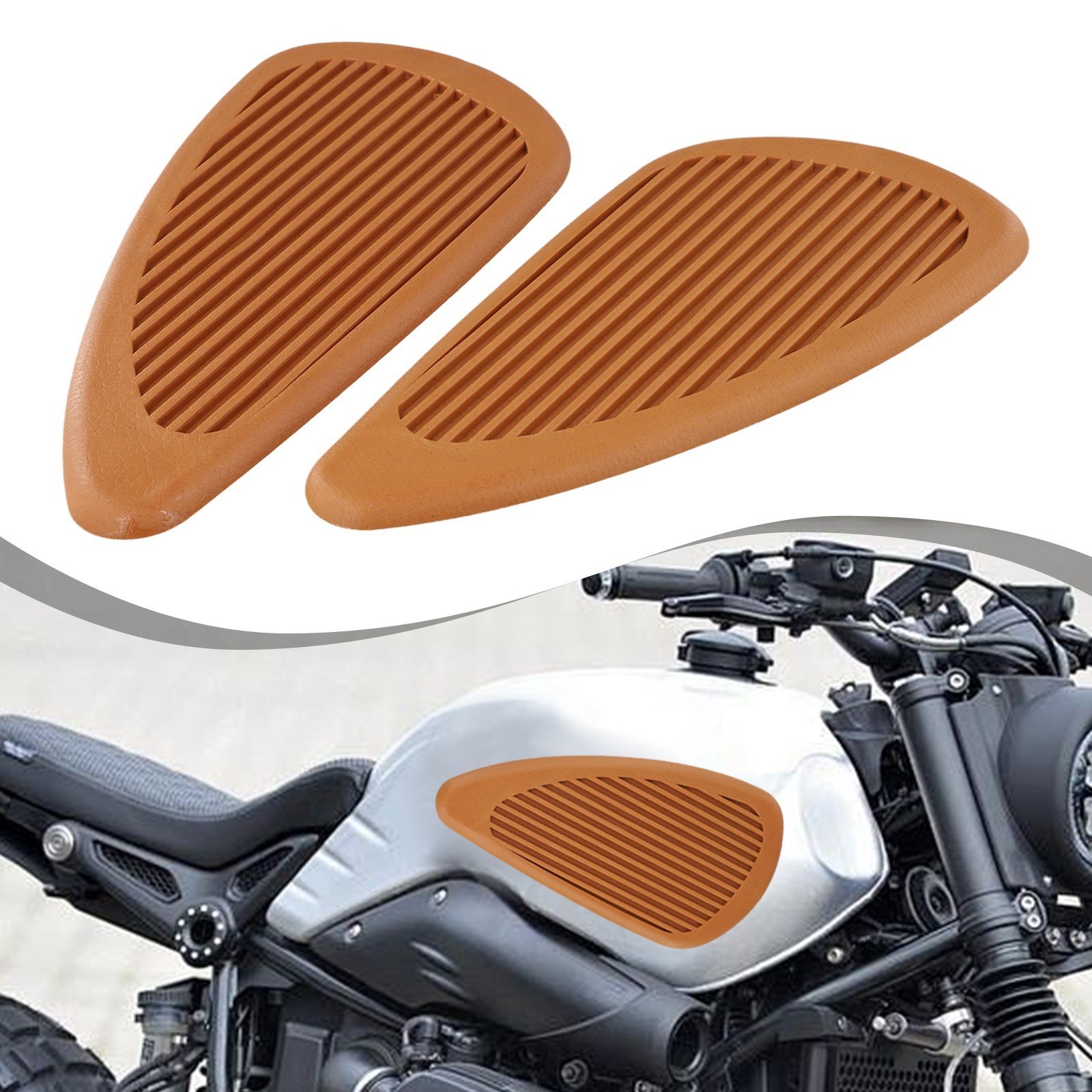 Functional Motorcycle Traction Stickers Reliable Anti Slip Pads for Your Ride