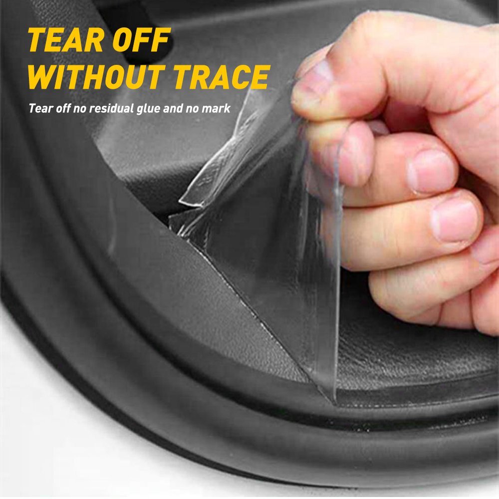 10FT Protector Sill Scuff Car Auto Door Plate Anti-Sticker Scratch Bumper Strip