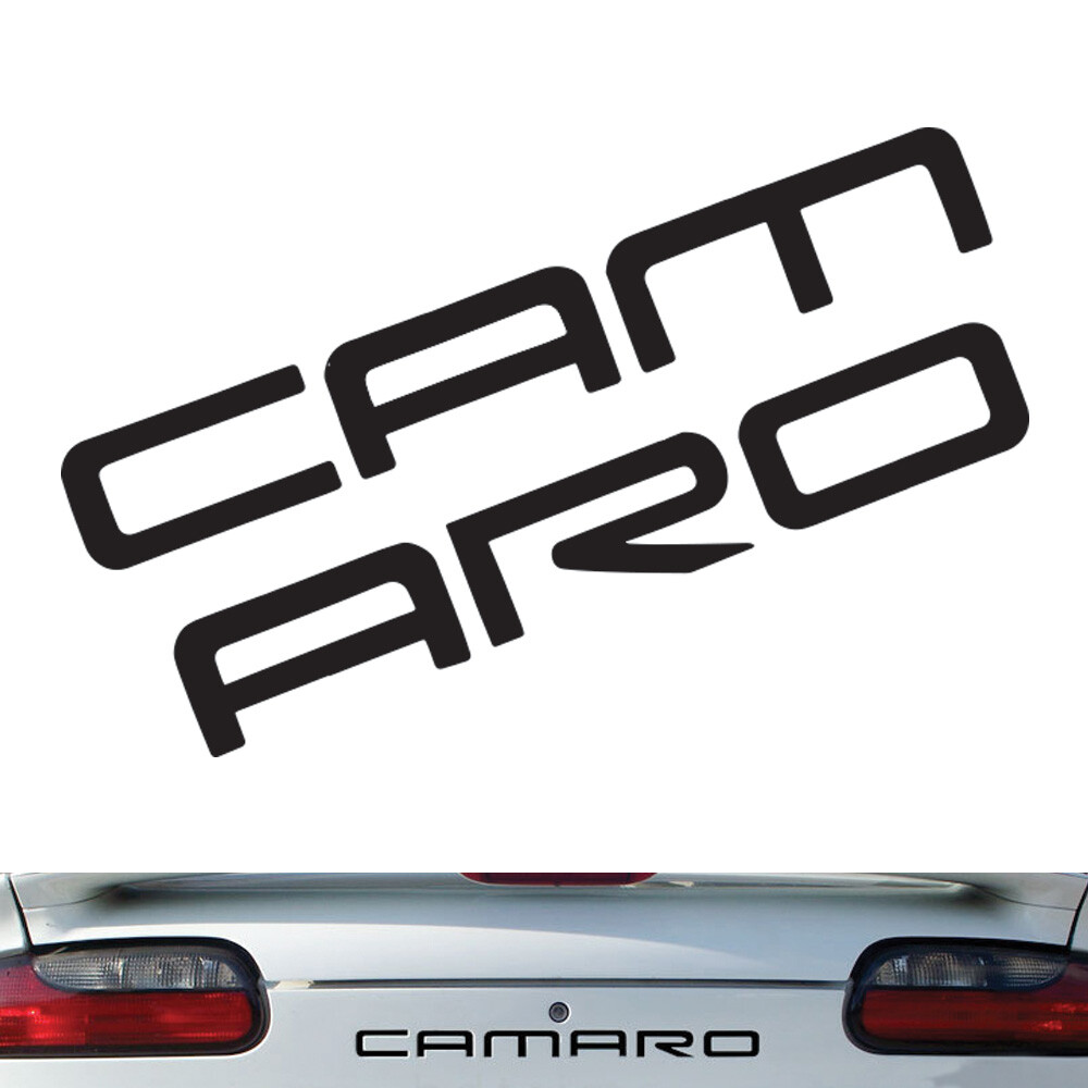 Rear Bumper Vinyl Letters Inserts Stickers Trim For 1993-2002 Chevy CAMARO