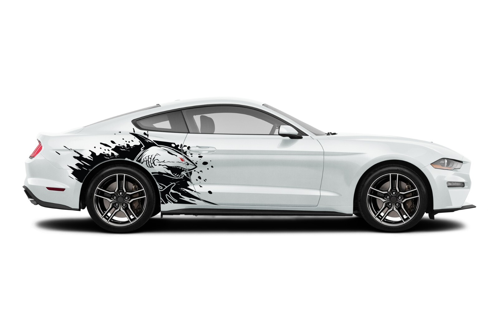 Shark Decal For Ford Mustang Sticker Graphic Stripe Kit EcoBoost Mach GT