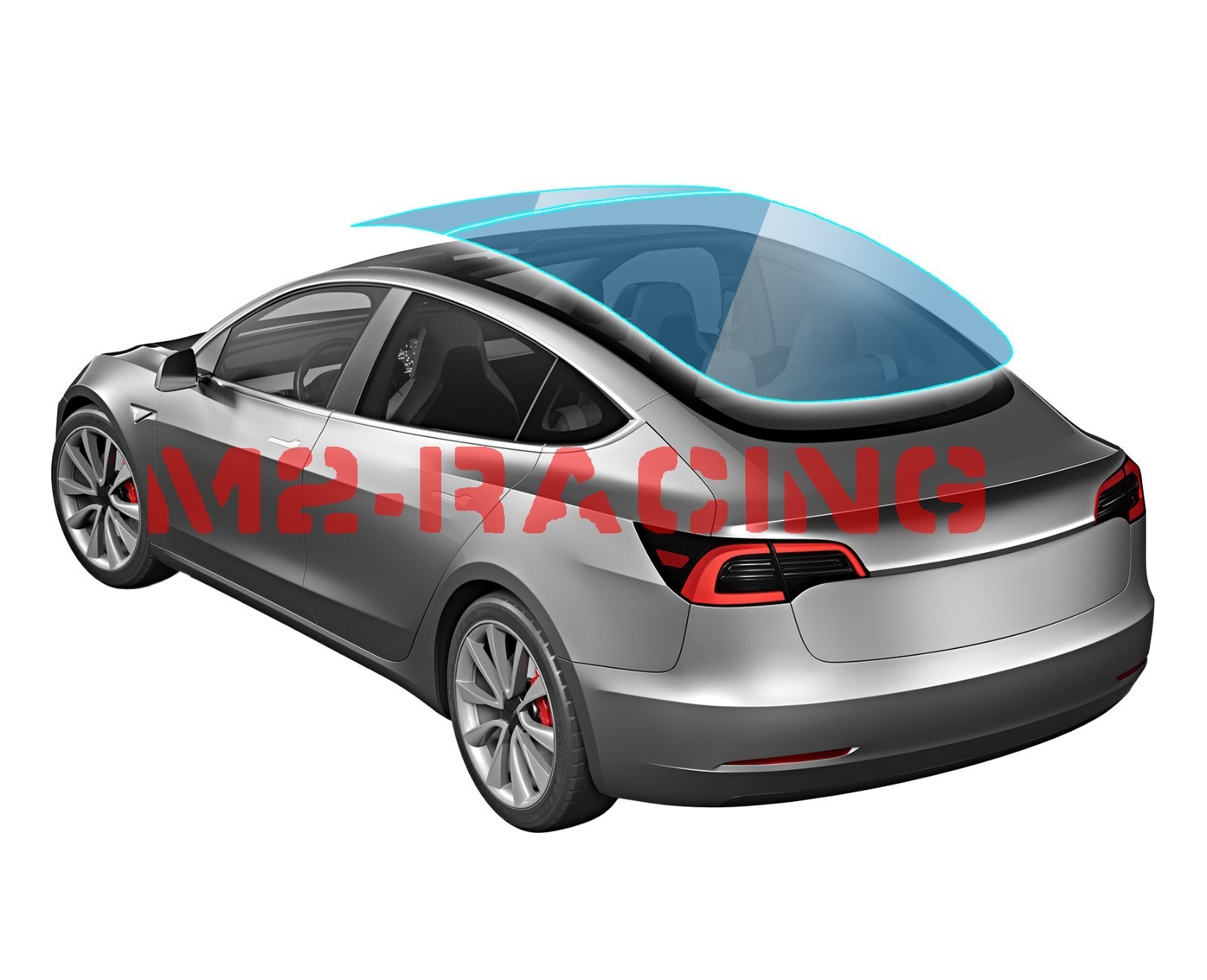 TPU Glass Sunroof Clear Bra VLT70% UV99% Block Windshield Sunshade Top Window