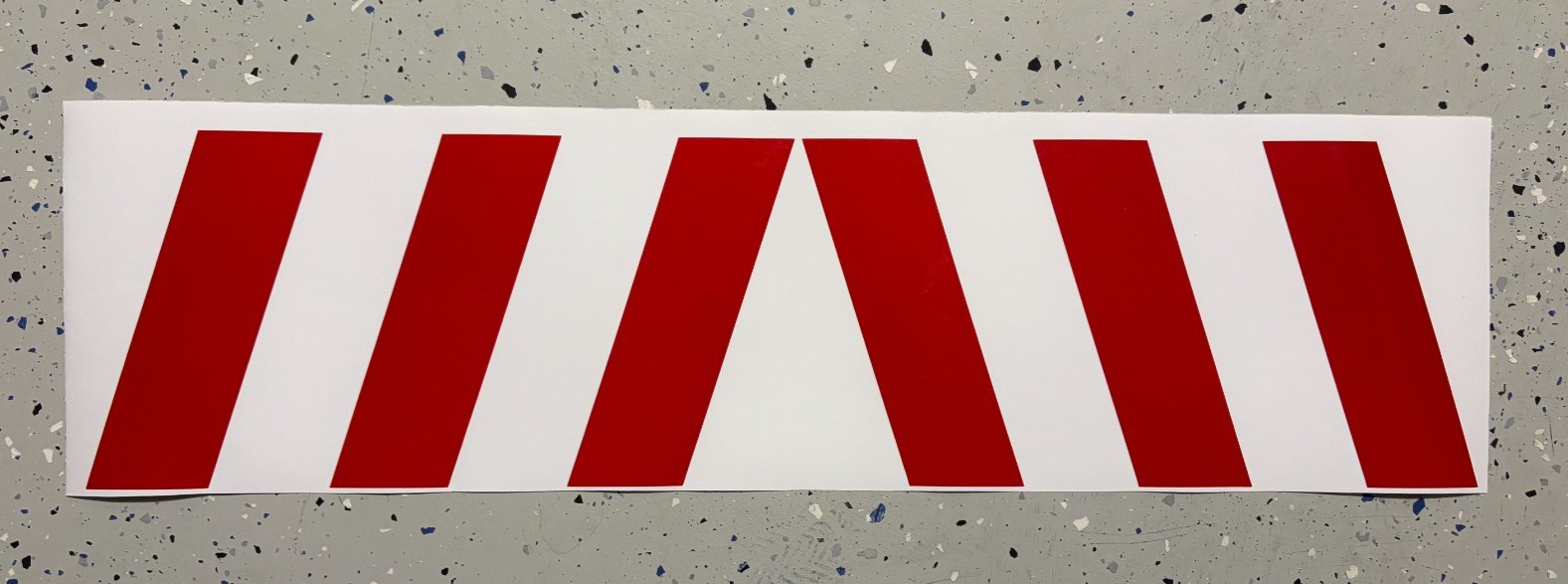 Chevron Reflective Car Decal (1 Left and 1 Right) Various Colors 12″x6″ By SSMG