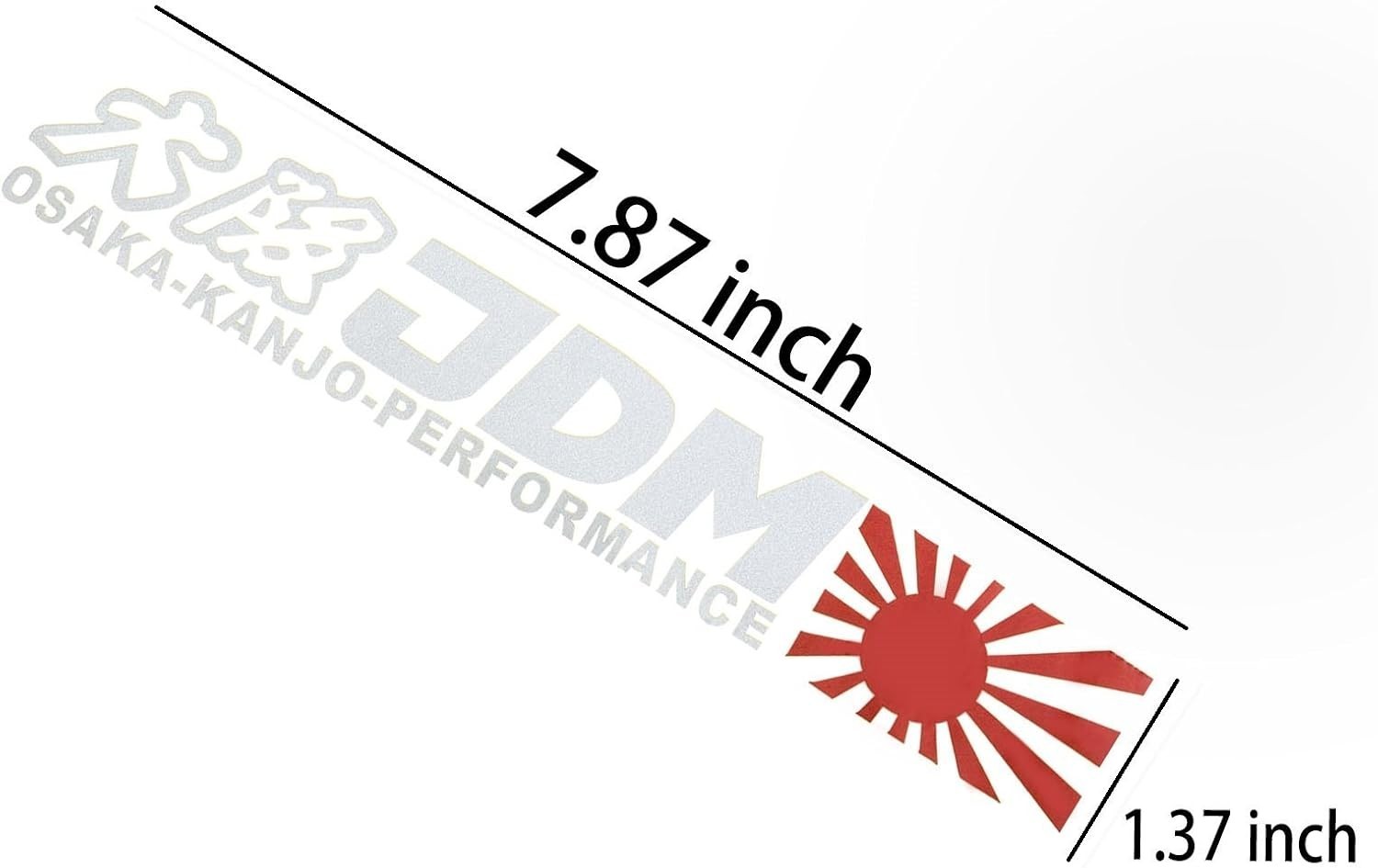 Durable Fade Resistant Vinyl Sticker – Osaka-KANJO Performance Car Decoration