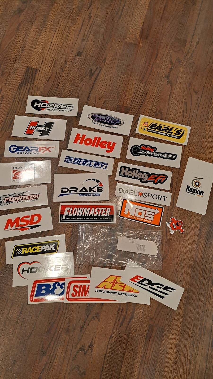 Holley Go Fast Sticker Pack 24 Vinyl Decal Packs 36-462