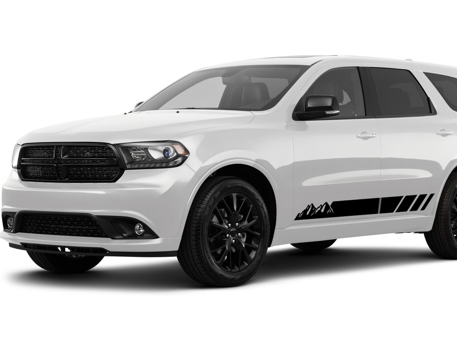 Lower mountain stripes graphics stickers decal compatible with Dodge Durango