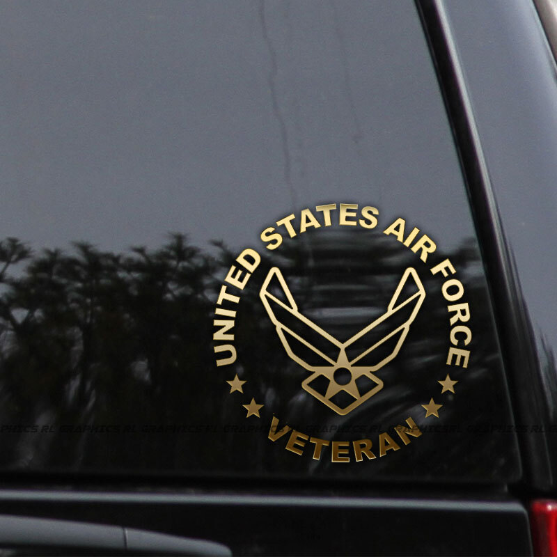 Proud Female Veteran Vinyl Decal Sticker – Air Force, Army, Navy, Marines