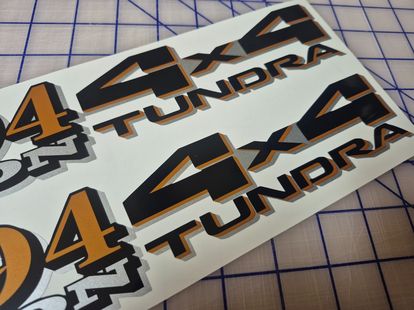 CUSTOM 1794 Edition 4X4 Tundra Decals-(pair) TOP QUALITY