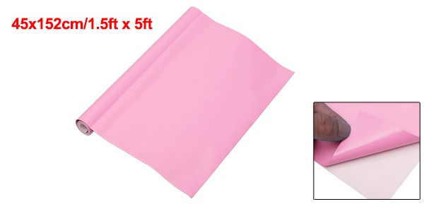 Matte Pink Car Wrap Film 45x152cm(1.5ft x 5ft) Vinyl Wrap Cover 1Pc Universal