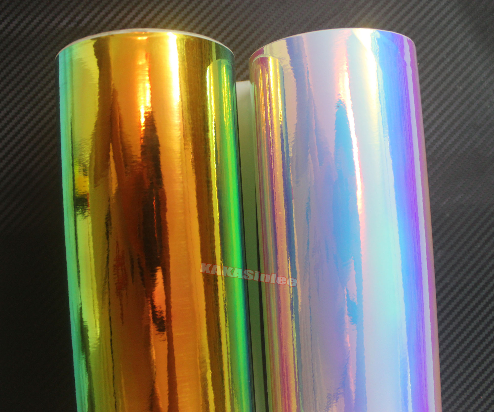 Holographic Rainbow Chameleon Chrome Mirror Vinyl Wrap Car Hood Motor Sticker US