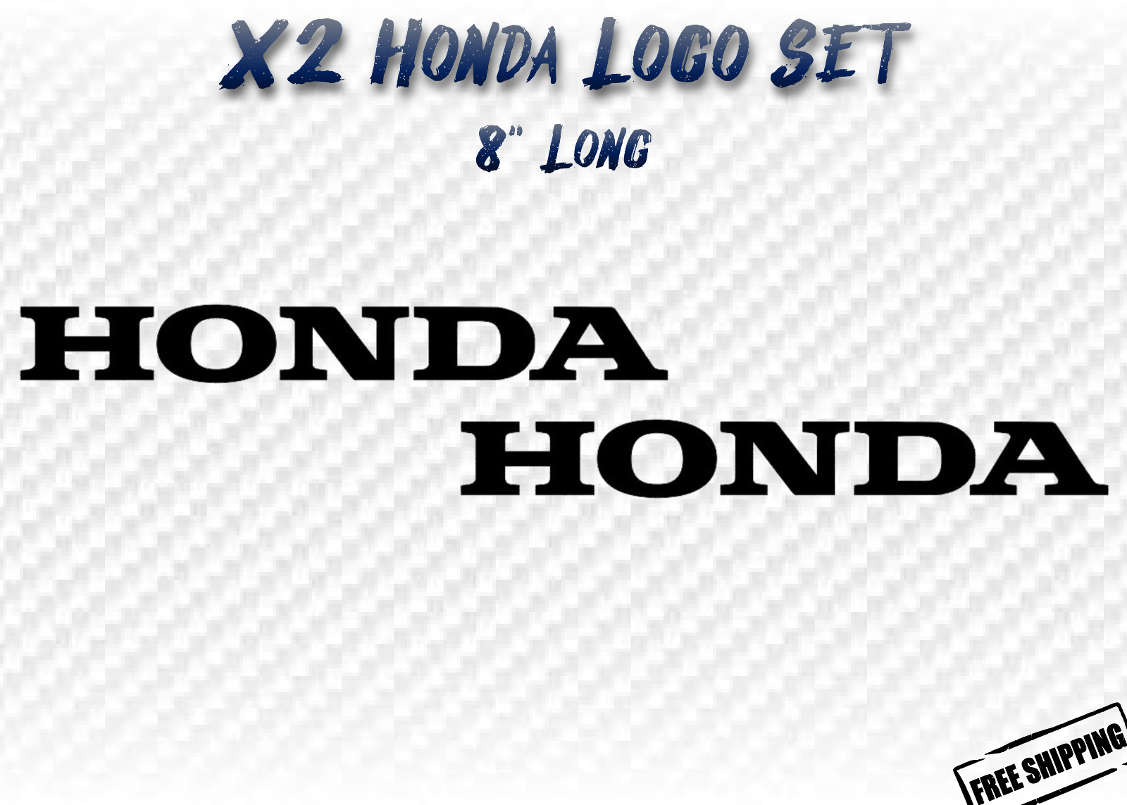 2x Honda Logo 8″ Vinyl Decal Sticker Car Truck Window Racing Motorcycle