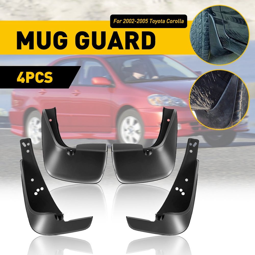 4/8x Front Rear Flaps Mud Splash Fender Guard Mudguard For Toyota Corolla 02-200