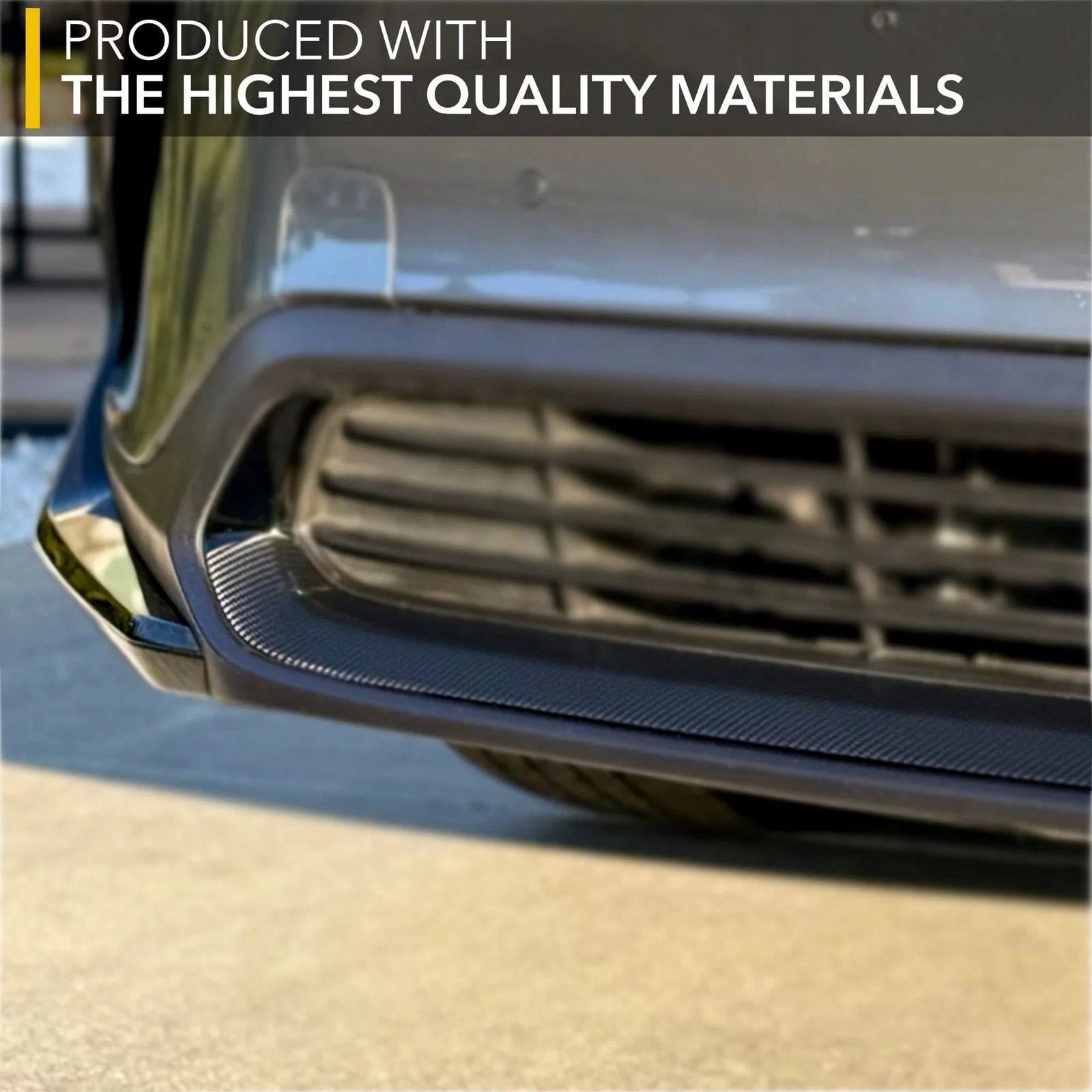Front Lower Lip Wrap | Toyota bZ4X 2024-2025 – Chin Spoiler Vinyl Cover