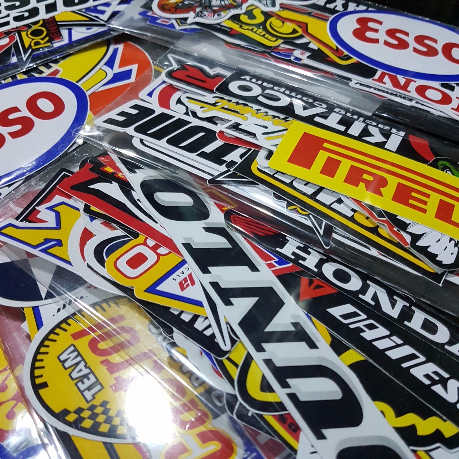 Lot Racing 120 Stickers Decals Motocross Motorcycles Car Vintage Decal Sticker