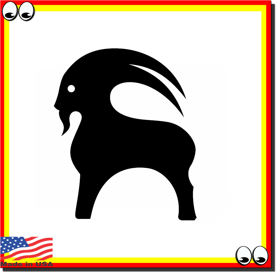 Backcountry com Vinyl Cut Decal Sticker Goat Ski Snowboard Hiking Outdoor Wear