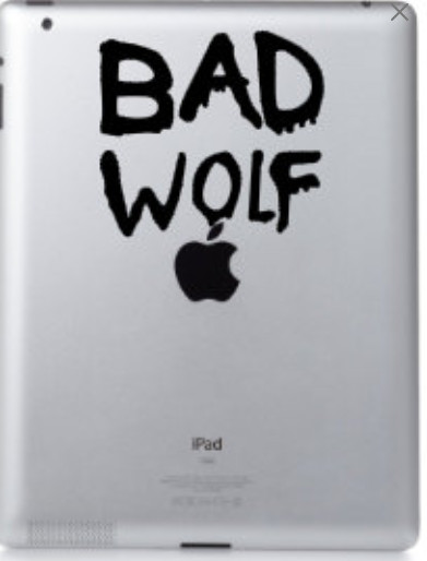 Bad Wolf Doctor Who inspired Decal Vinyl Car Window Sticker ANY SIZE