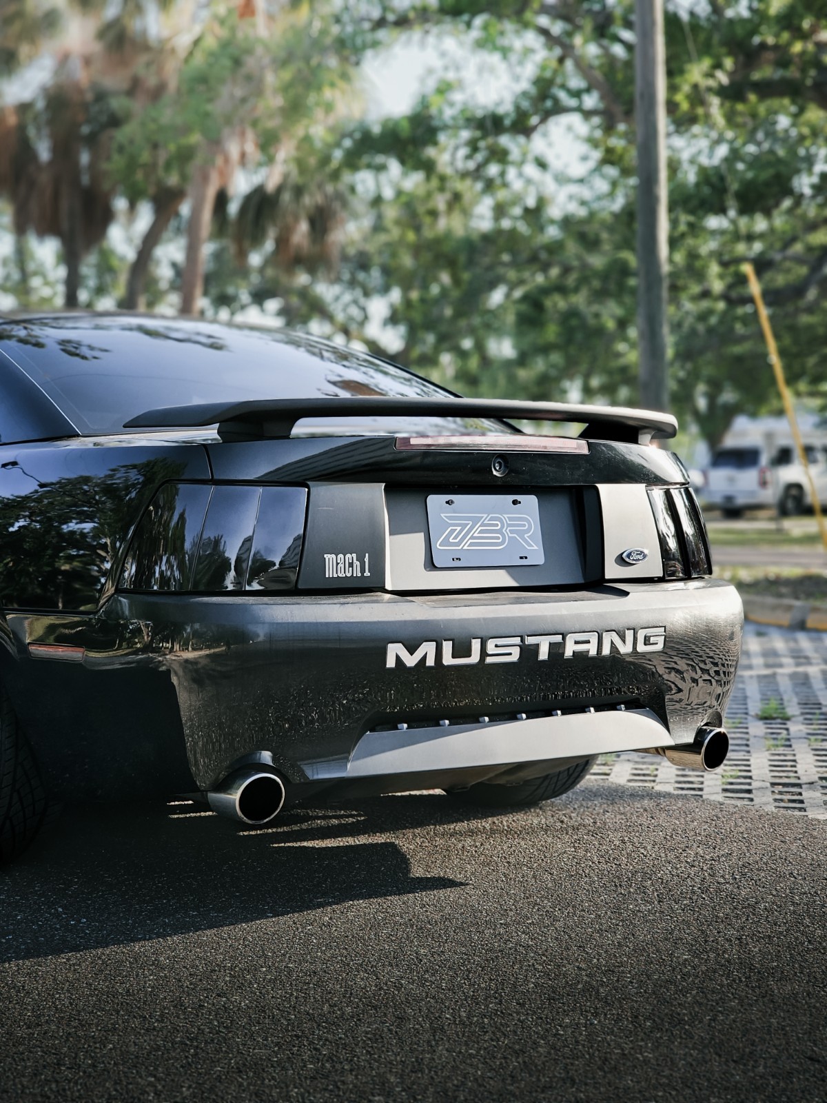 99-04 Ford Mustang SMOKED Taillight Tint Vinyl Overlays Dark Gloss NEW EDGE