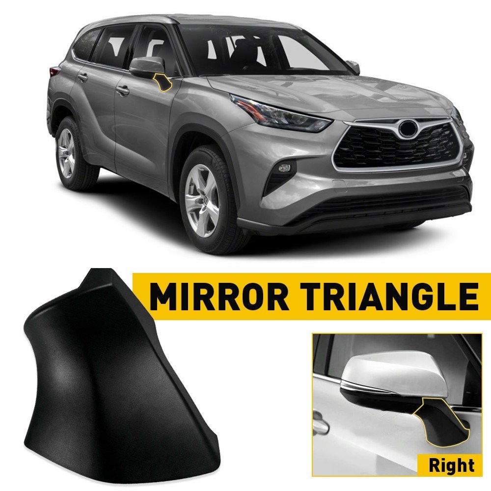 1/2Set Right For Highlander 2020-2022 Side Toyota Mirror Triangle Rearview Base