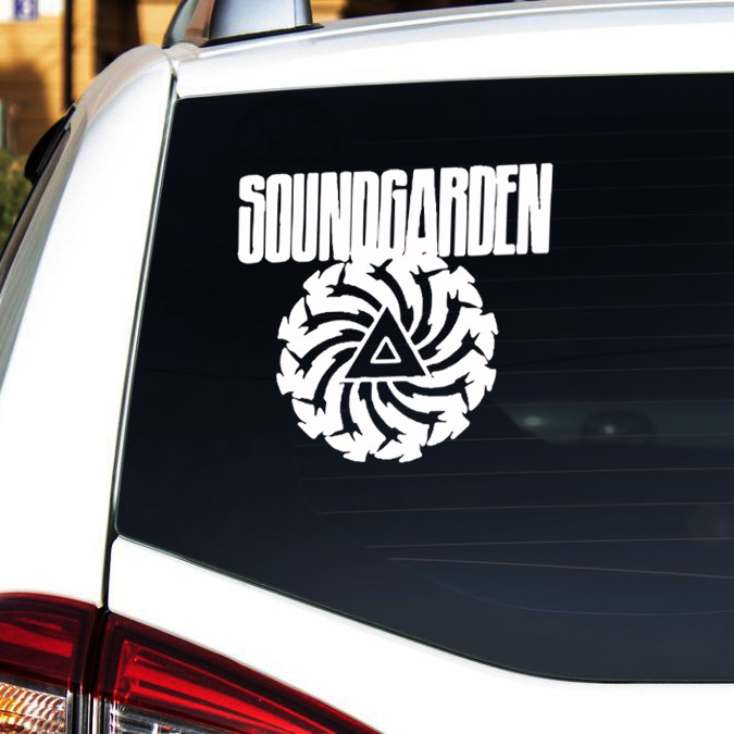 Soundgarden Decal/Sticker, SIZE COLOR DESIGN Wall Art, Rock, Laptop, Tablet