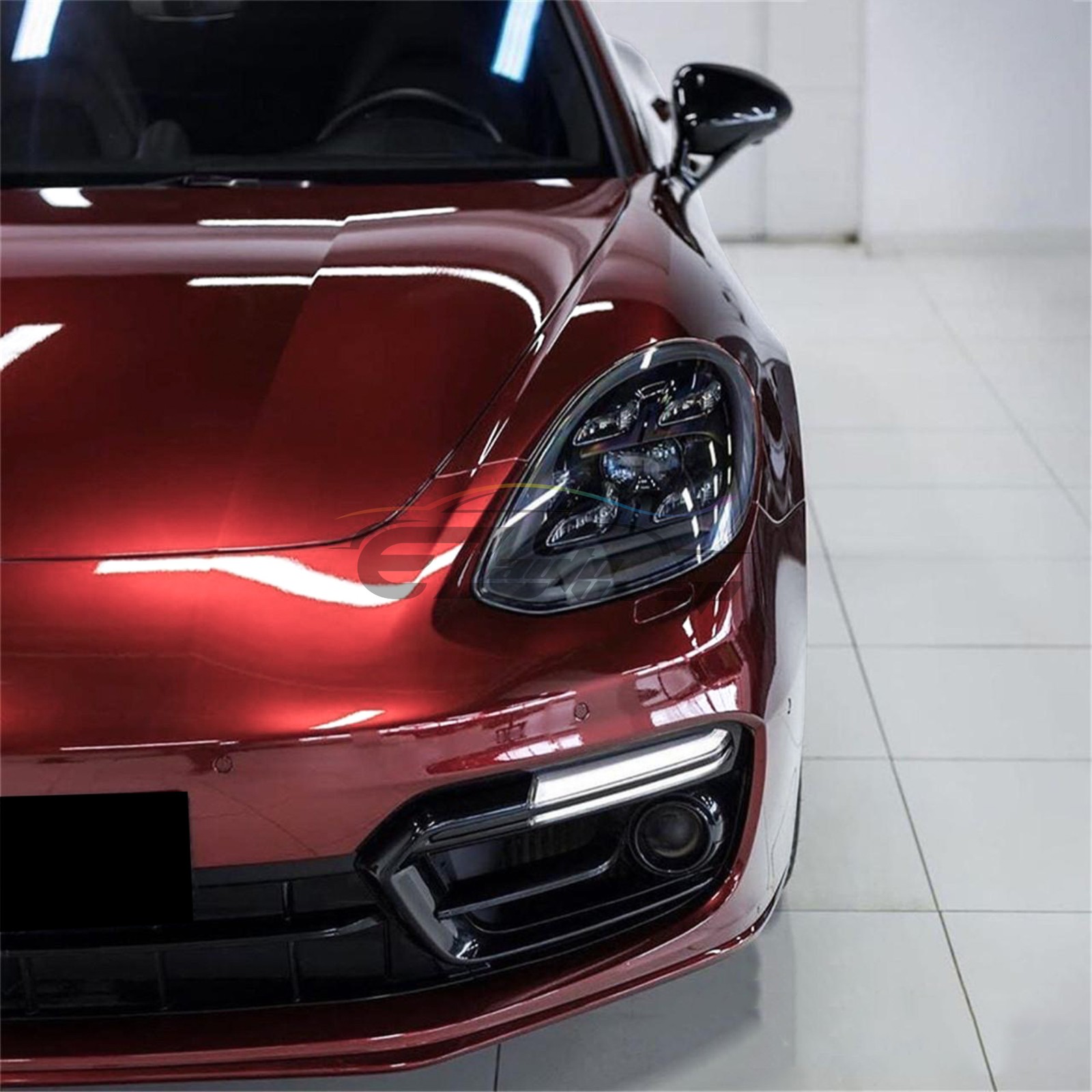 Gloss Metallic Crimson Red PPF TPU Paint Protection Film Dry Wet Auto Vinyl Wrap