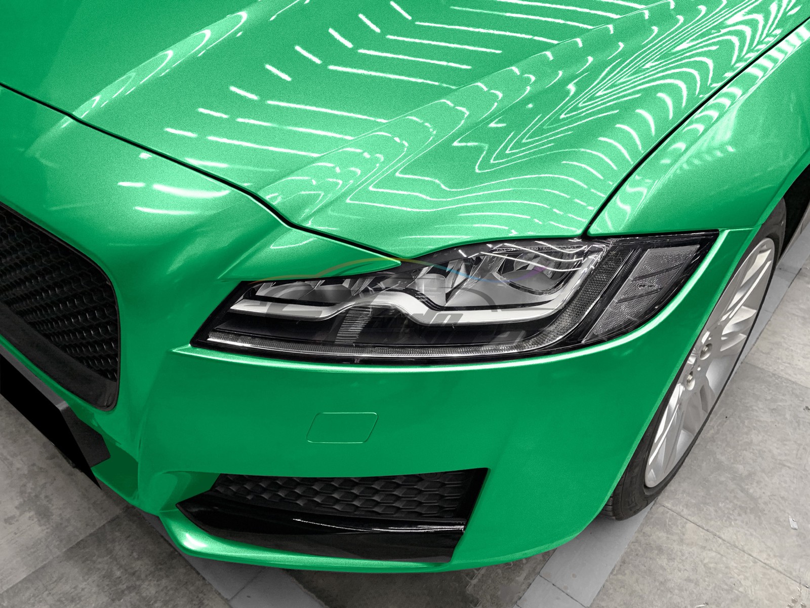 Gloss Metallic Emerald Green PPF TPU Paint Protection Film Dry Wet Vinyl Wrap