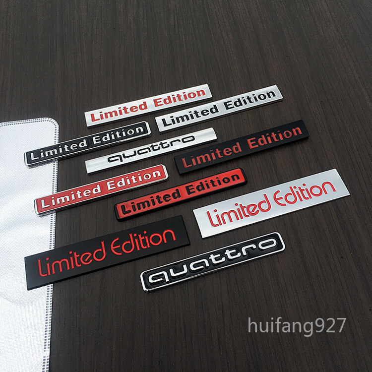 Metal 3D Car Rear Trunk Tailgate Fender Badge Emblem Sport Limited Edition Decal