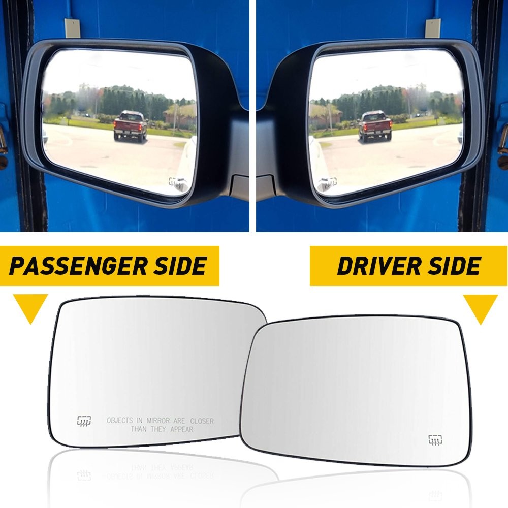 1/2Set For Ram 1500 2500 Dodge Mirror Passenger Glass Driver Left Right Side EKK