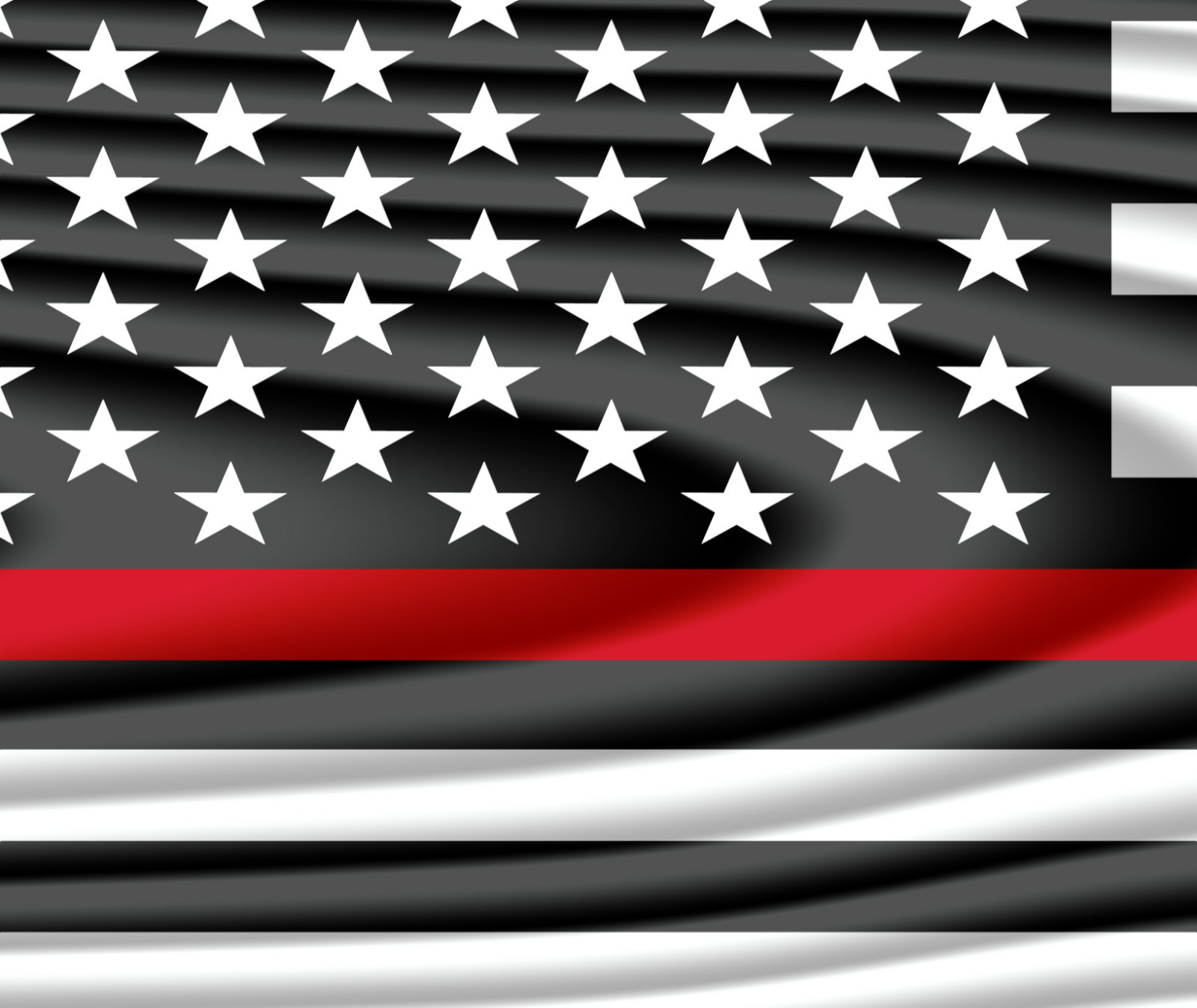 FIREFIGHTER THIN RED LINE FIRE RESCUE AMERICAN FLAG PICKUP REAR WINDOW DECAL