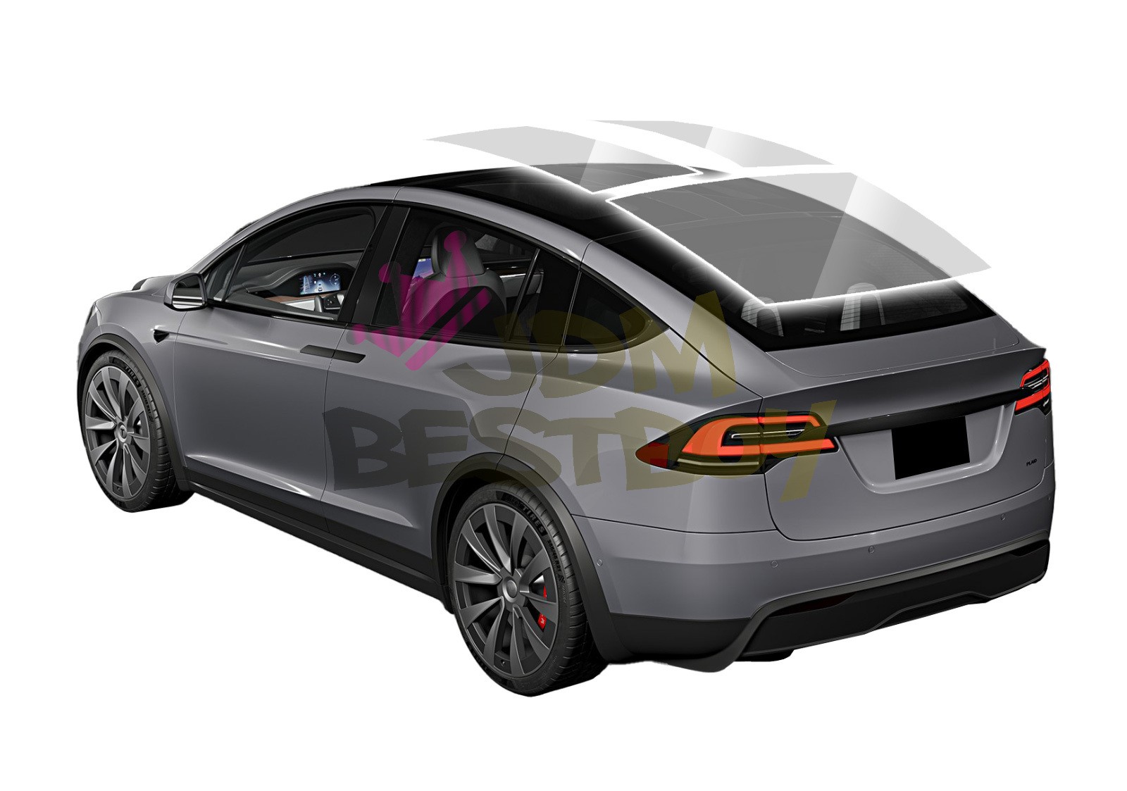 TPU Essmo Security Clear Glass Car Auto Sunroof VLT70% UV99% Windshield Sunshade