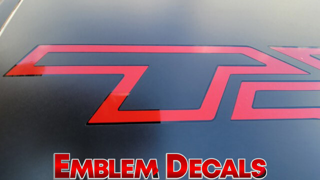 Ram 1500 TRX Hood Decal Inner Letter Inserts Overlay 2021 2022 2023 2024 LOOK