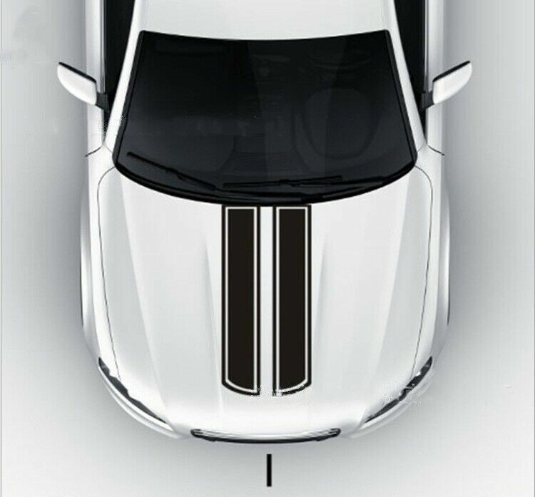 Racing Hood Stripes Decal Vinyl Stickers for Car SUV Truck Universal Fit