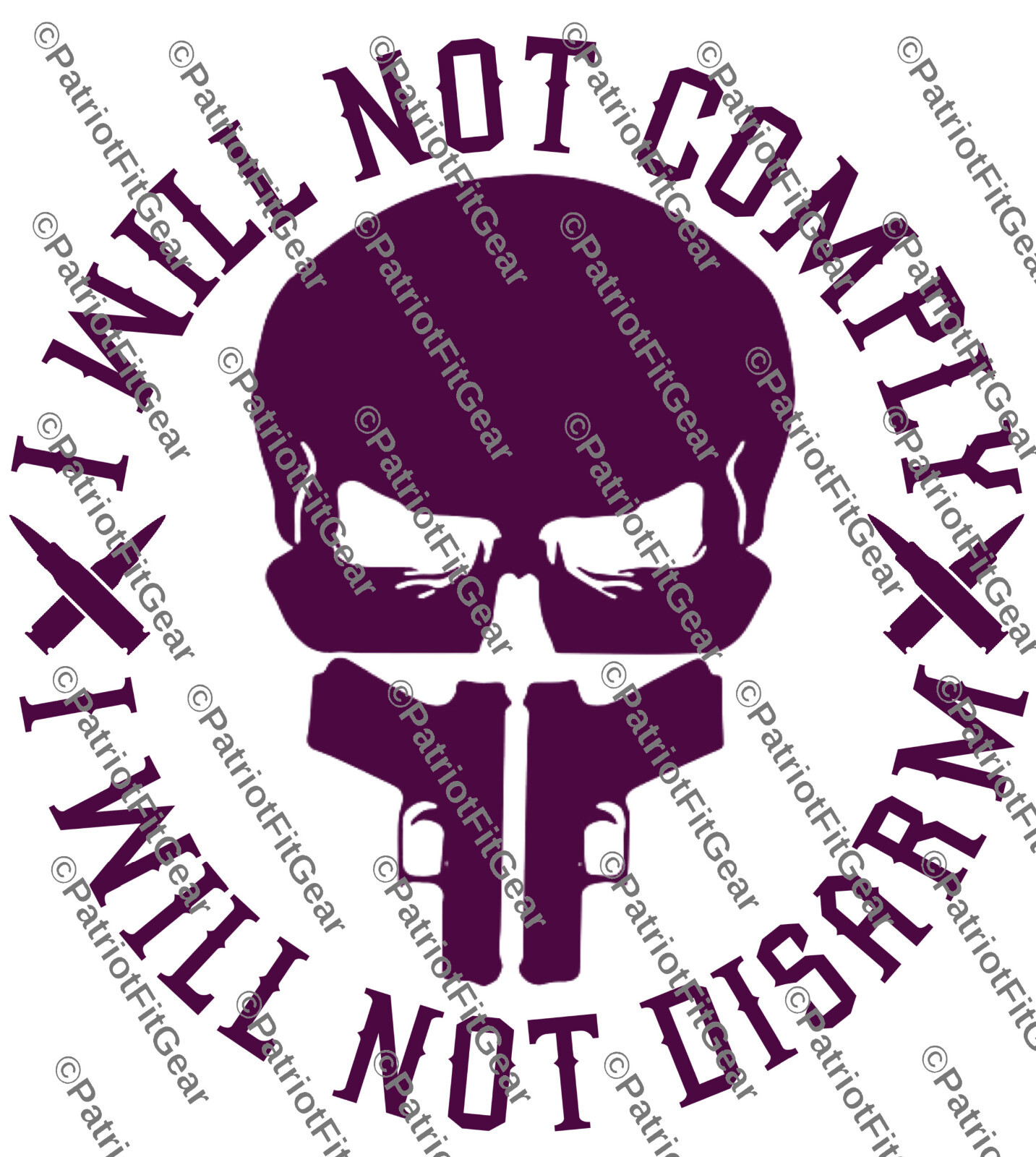I Will Not Comply,Gun Rights,Molon Labe,We The People,2A,Custom Vinyl Decal