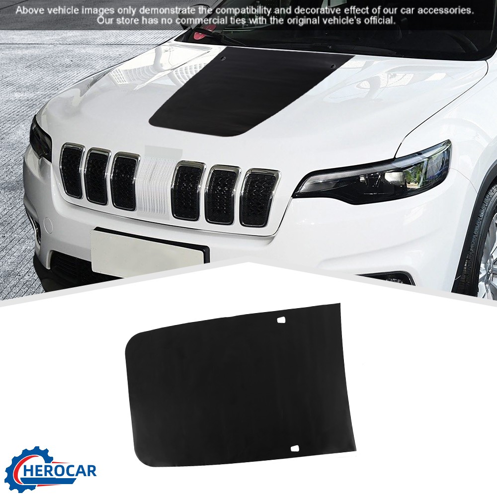 for 2014-2024 Jeep Cherokee Front Engine Hood Top Panel Decal Trim Sticker Decal