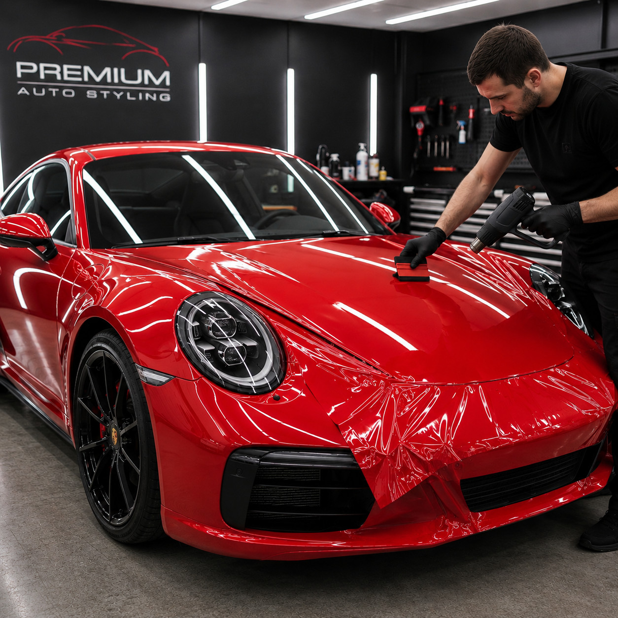 NEW Premium High Gloss Vinyl Film Car Wrap Sticker Decal DIY Bubble Free