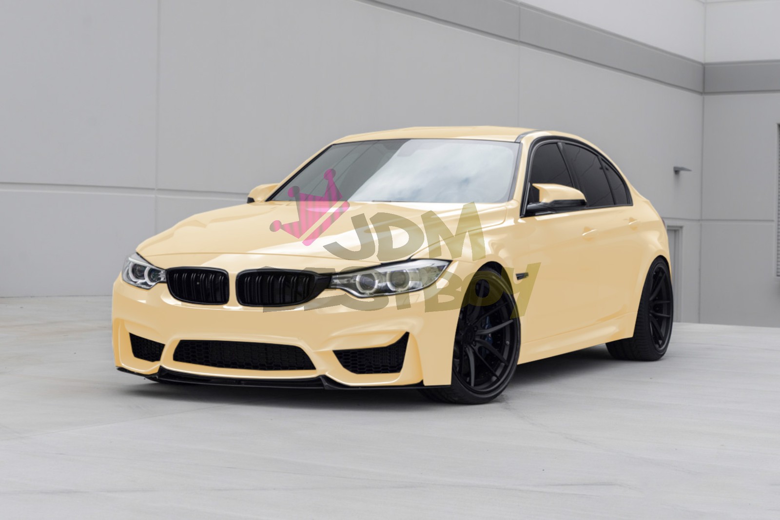 ESSMO PET Super Gloss Light Ivory Car Vehicle Vinyl Wrap Decal Glossy Like Paint