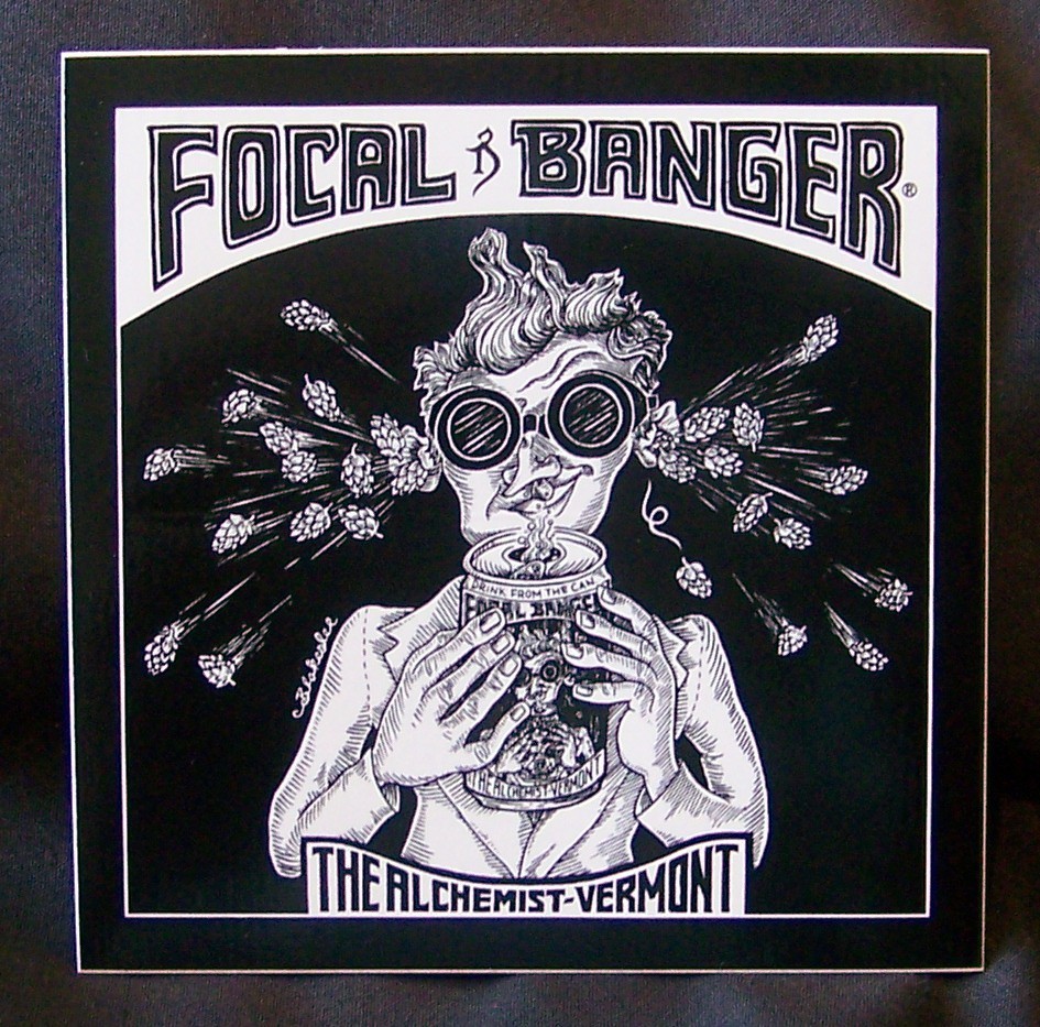 The Alchemist Focal Banger Bumper Sticker, 4 x 4 inches