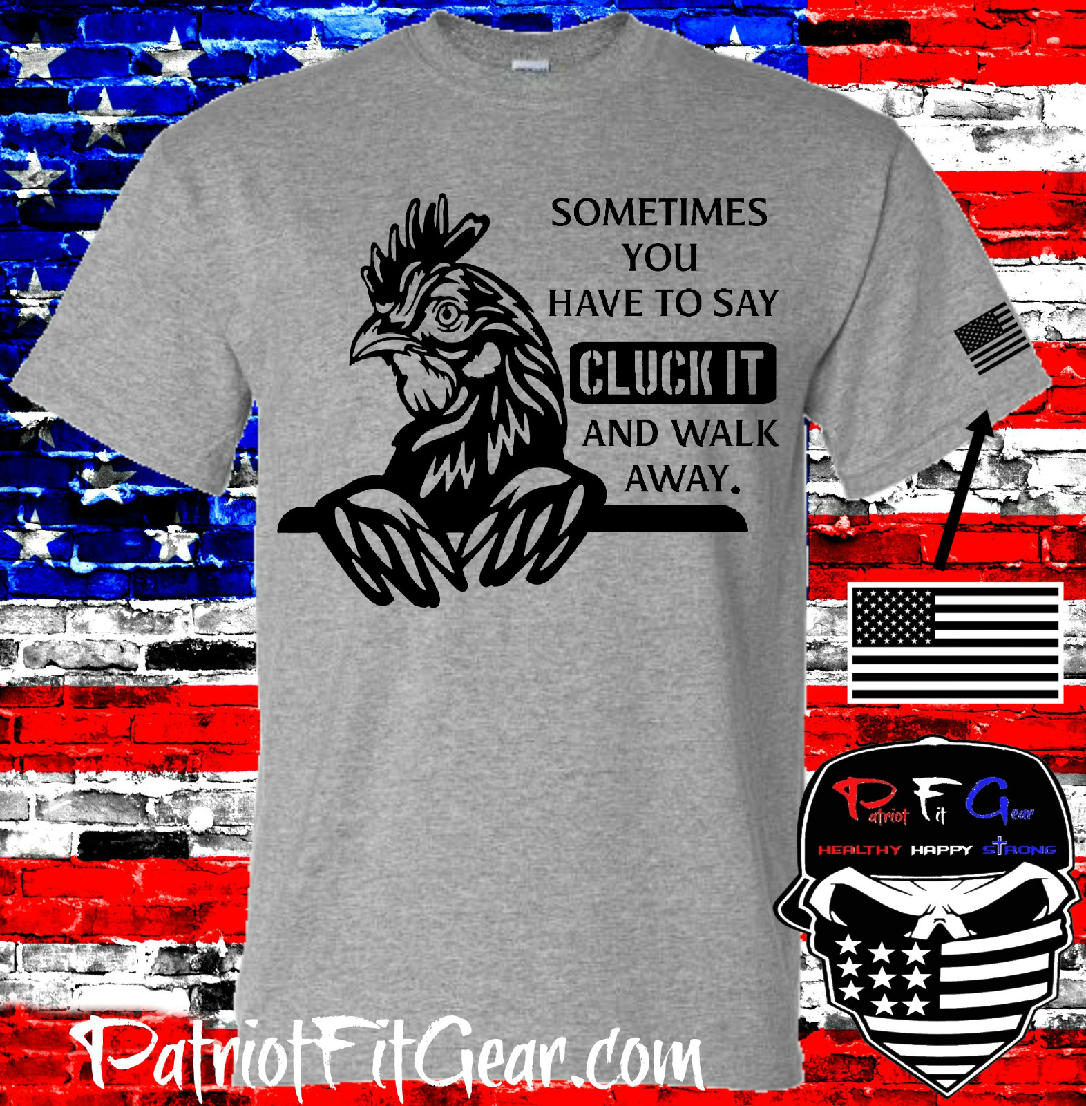 Chickens,Sometimes You Have To Say CLUCK IT, Poultry Farm,Hen,Pullet,Vinyl Decal