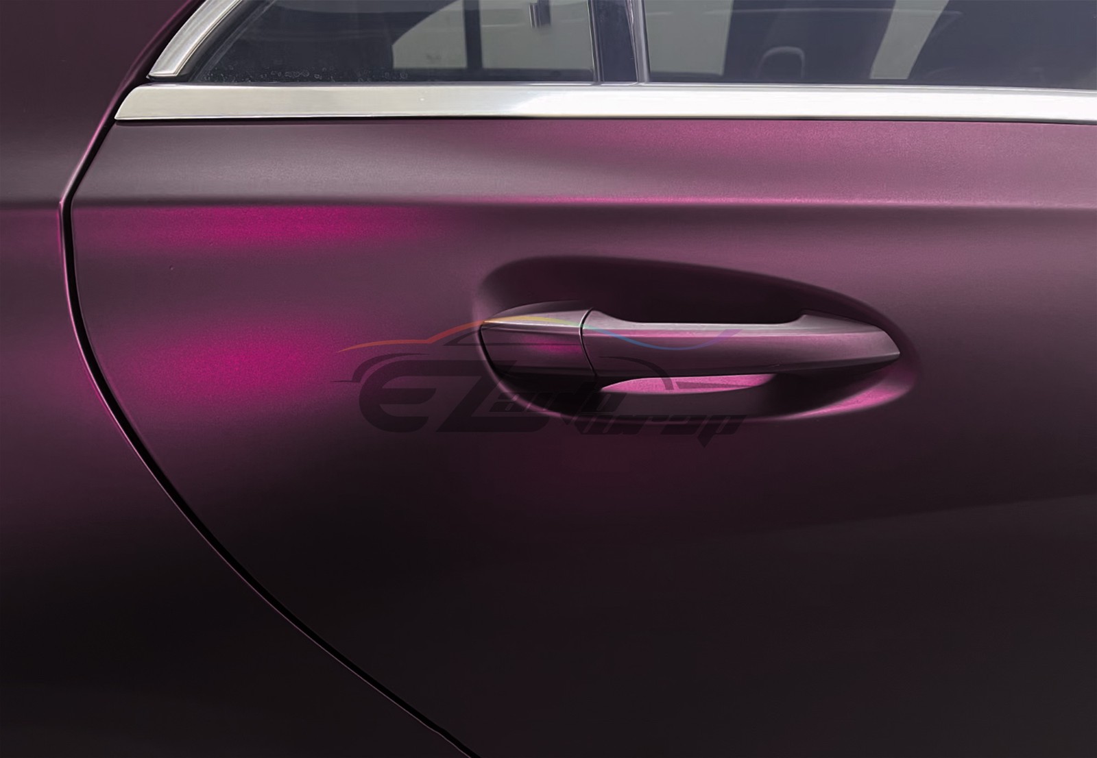 Matte Metallic Blackish Purple TPU PPF Paint Protection Film Dry Wet Vinyl Wrap