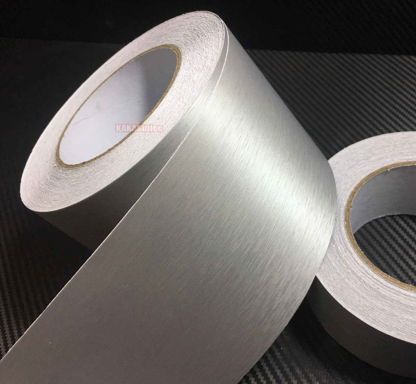 Silver Car House Wall Metal PVC Brushed ALUMINUM Vinyl Wrap Sticker Tape Strips