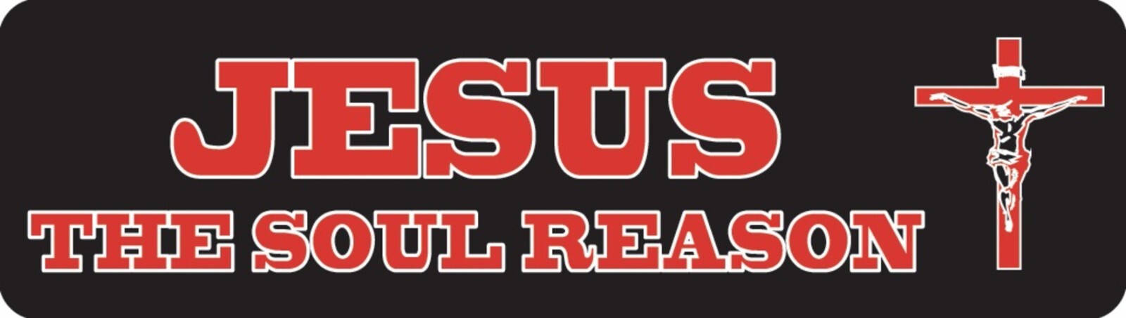 Jesus The Soul Reason Motorcycle Helmet Sticker D