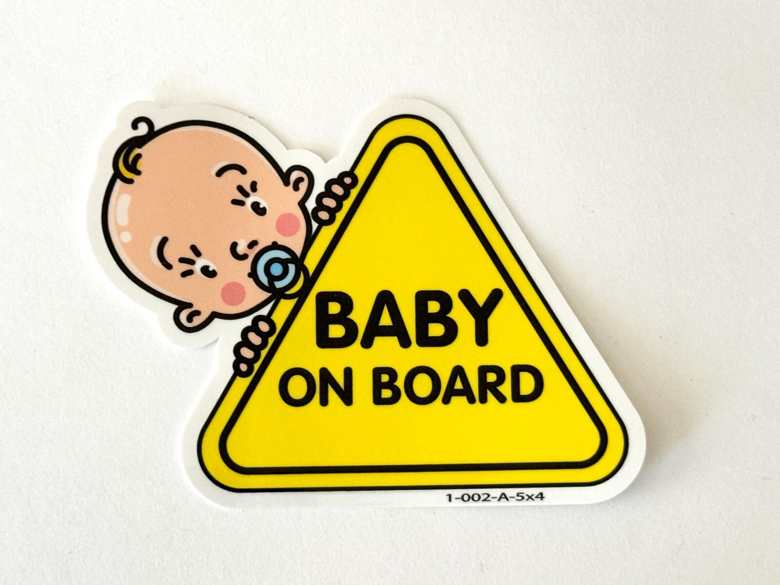 Baby On Board Car Sticker Decal Emblem With Variations 5 x 4 Inch Size (x2)