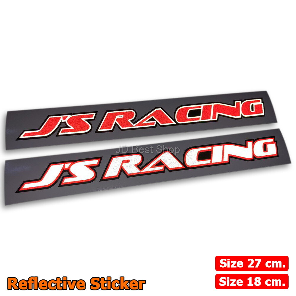 J’s Racing JDM Sticker Reflective Diecut Vinyl Style Japan All Car Racing Sports