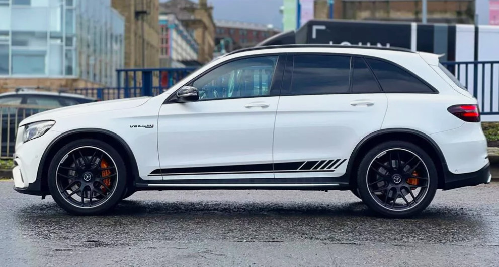 Mercedes Benz GLC Bonnet And Side Stripe Decals Edition 1 GLC 250 300 400 43