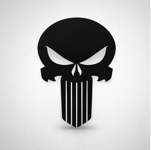 Punisher Style Tactical Skull Vinyl Decal Sticker Waterproof Die Cut Car 2–8″